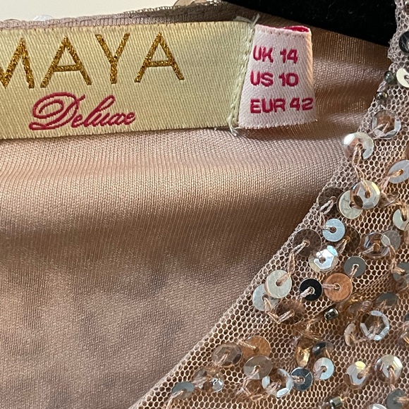 ASOS Sparkly Bridesmaid Maxi Dress - Picture 3 of 3